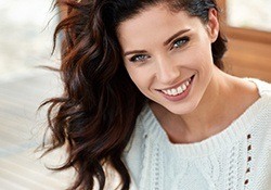 Young woman with beautiful white smile