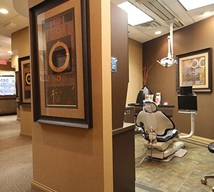 Atrium Family Dental of New Lenox dentist chair