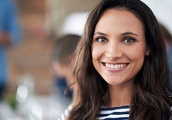 Woman with flawles smile