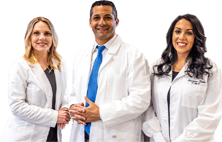 Dr. Albert, Dr. Feller, and Dr. Snow